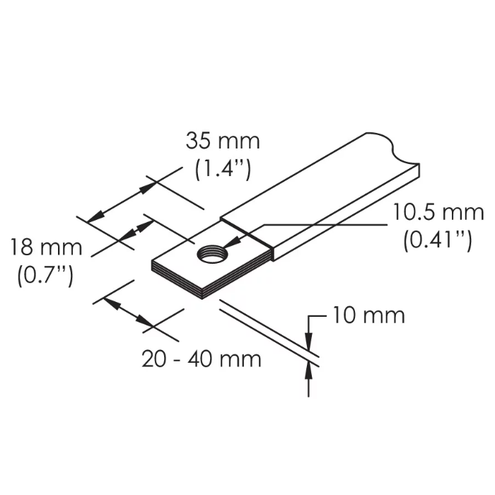 561134* Силова клема SBLL500