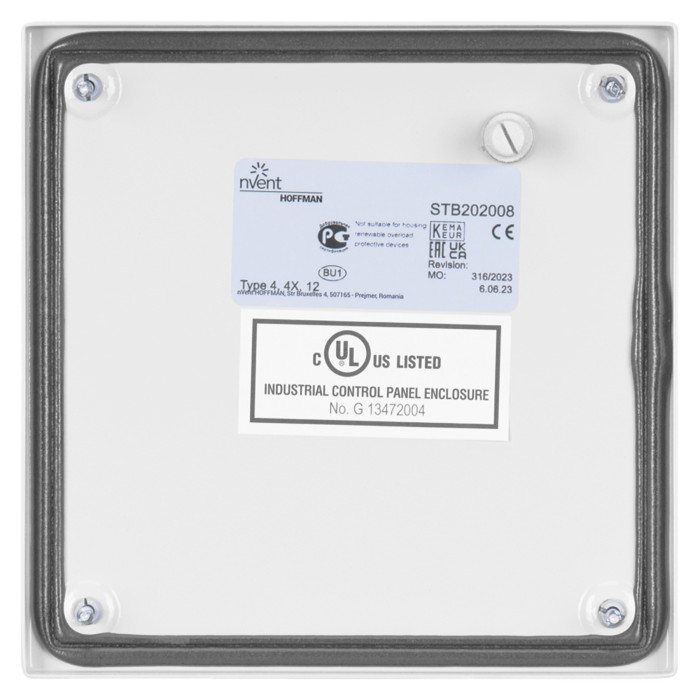 STB202008 Клемна коробка 200х200х80 сталь IP66