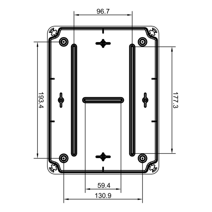 Коробка захисту двигуна IDE 185x246x180, непрозора кришка, IP65-IP67 - GSL231