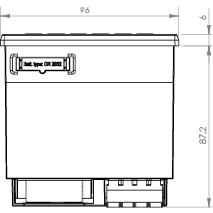 UMG 96-PA (52.32.001) Аналізатор мережі 3/3 вх./вих., RS-485,живл. 90-277В AC, 90-250В DC