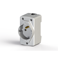 0.0.0.6.70300 Розетка на DIN-рейку PAP-UPS з заземленням для ДБЖ (1 шт | пак 6 шт)