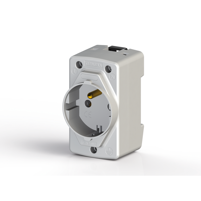 0.0.0.6.70300 Розетка на DIN-рейку PAP-UPS з заземленням для ДБЖ (1 шт | пак 6 шт)