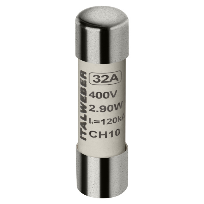 Запобіжник циліндричний Italweber CH10 32A gG 10x38 400В - 1421032