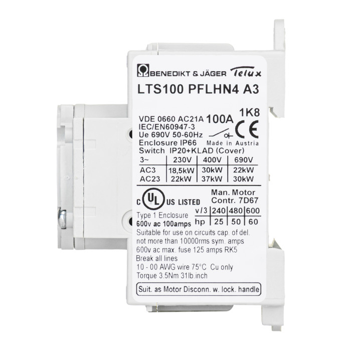 Кулачковий вимикач Benedict LTS 3P 100A