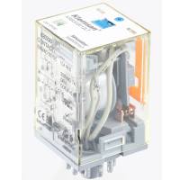 Силове проміжне реле KRB 3PCO 10A 110V DC LED\Тест