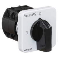 Кулачковий перемикач GC 16A 2P схема 55 (1-2)