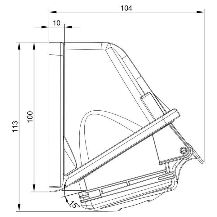 Розетка настінна IDE MUNDIAL 3P+E 16 А 380–415 В IP44 - 03322