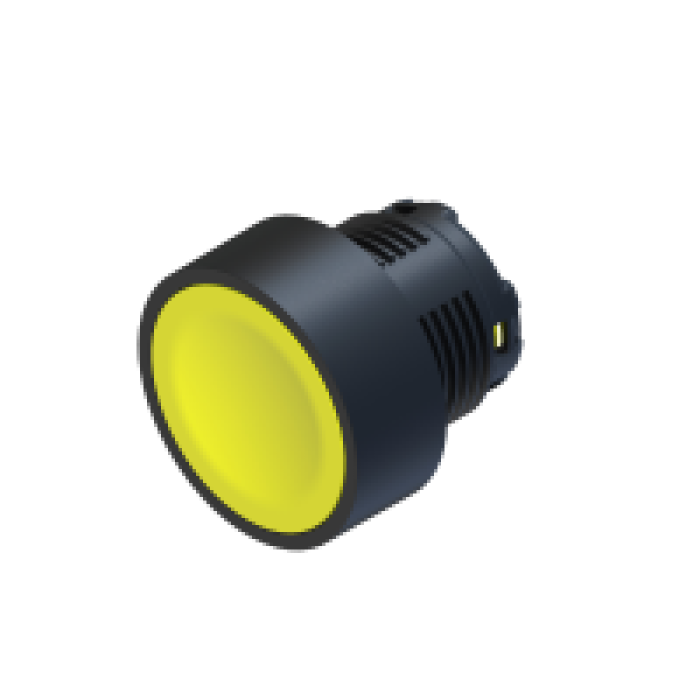 ECX 4103 Кнопка жовта, пласт. корпус, ø 22 мм, IP65