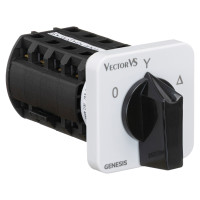 Кулачковий перемикач GC 25A схема 12 (0-Y-Δ)