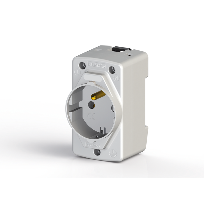 0.0.0.6.70500 Розетка на DIN-рейку PAP-КК з захистом (1 шт | пак 6 шт)