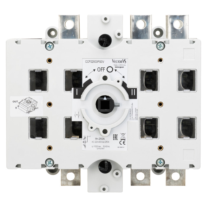 Перемикач TELERGON CCF 3P 250A - CCF02503PS0