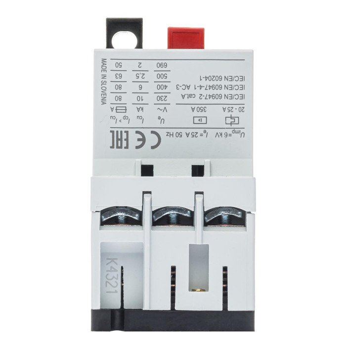 Автомат захисту двигуна 25A серії MS25