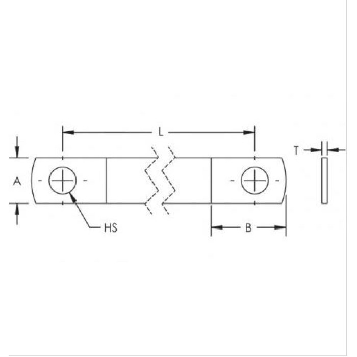 556830 Плетена шина MBJ 50-150-10