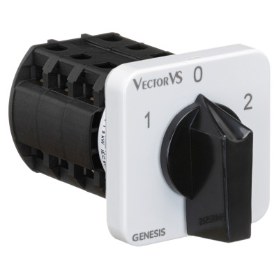 Кулачковий перемикач GC 16A 3P схема 53 (1-0-2)