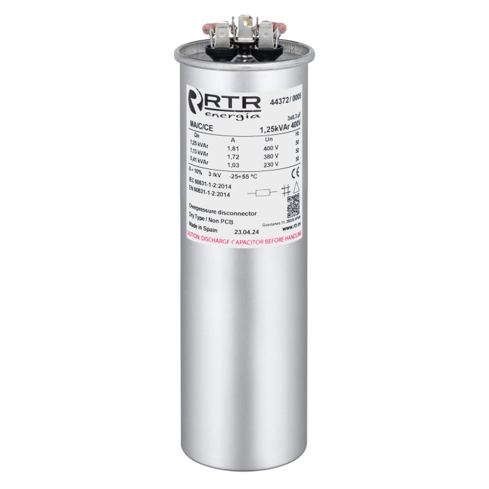 Конденсатор RTR Energia MA/C/CE 1.25 кВАр 400V