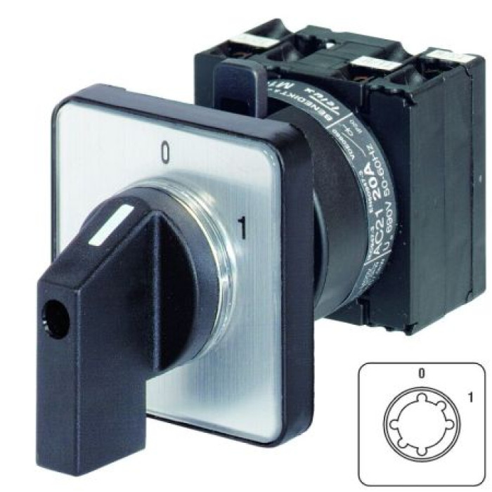 Кулачковий вимикач Benedict M10H 1P 20A - M10H Z A1+G2