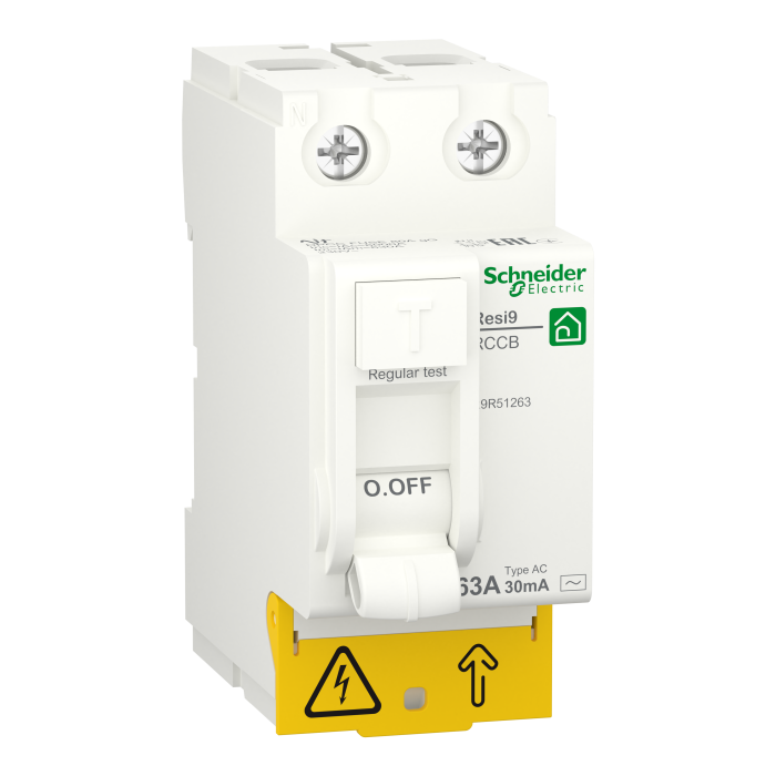 R9R51263 ДИФ РЕЛЕ RESI9 2P 63A 30mA АС