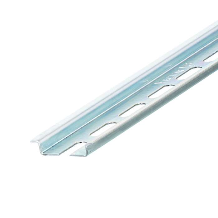 Монтажна DIN-рейка Vector VS HDG 35x7.5mm з перфорацією (2m) (Galvanic)