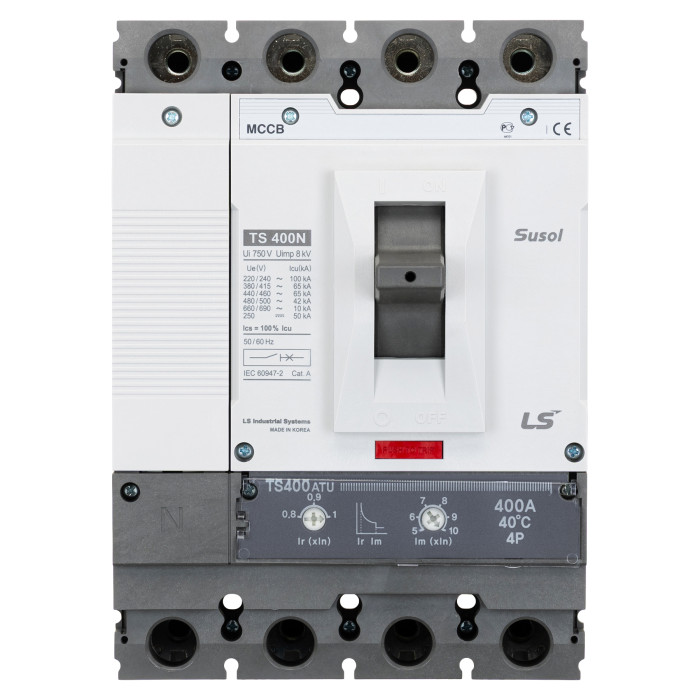 Автоматичний вимикач LS ELECTRIC TS400N 4P 400A 65 кА - 109005000