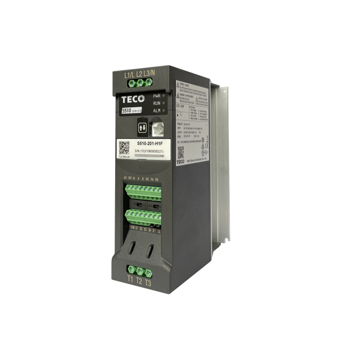 Перетворювач частоти TECO S510 3.7/5.5 кВт 3х400 VAC, з фільтром, функція STO - S510-405-H3F