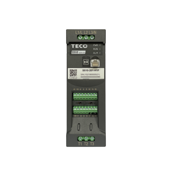 Перетворювач частоти TECO S510 3.7/5.5 кВт 3х400 VAC, з фільтром, функція STO - S510-405-H3F