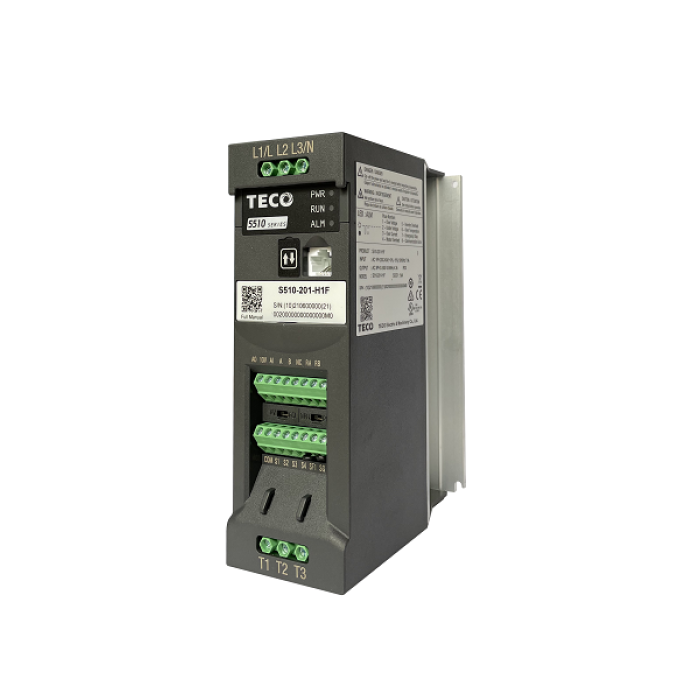 Перетворювач частоти TECO S510 3.7/5.5 кВт 3х400 VAC, з фільтром, функція STO - S510-405-H3F