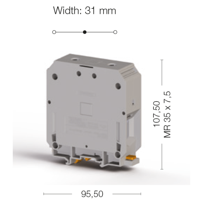 Клема Klemsan AVK Прохідна 150 мм - 0.0.0.3.04350