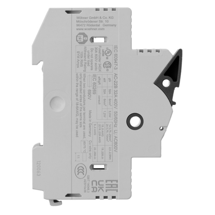 31110 Утримувач запобіжників Ambus 10х38 1р