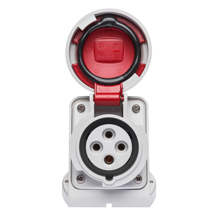 Розетка настінна IDE MUNDIAL 3P+E 16 А 500 В IP66-67 - 05822