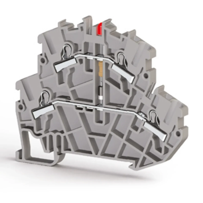 Клема Klemsan PYK 2,5-2FLD 24V дворівнева 2.5 мм