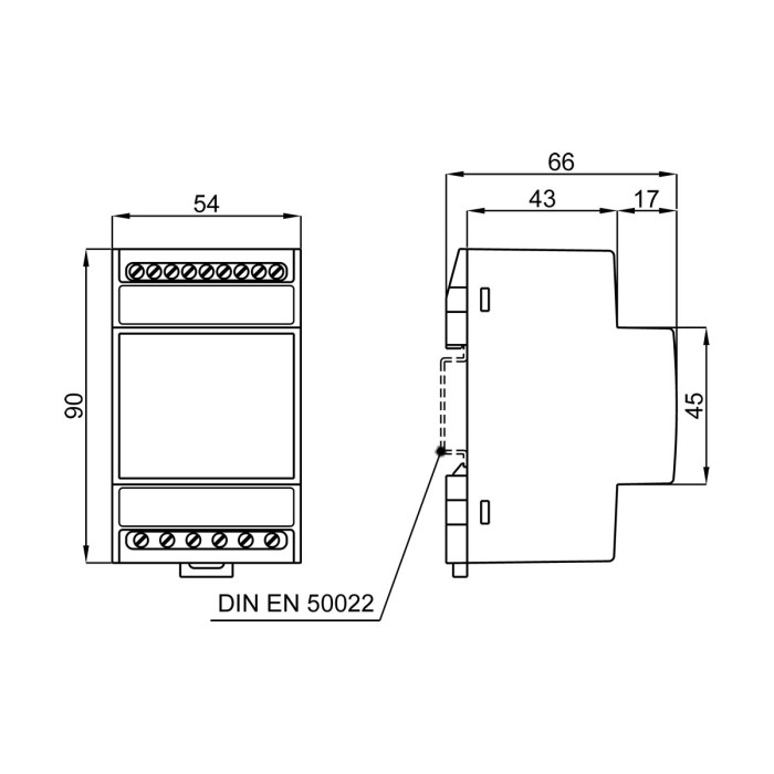 Аналізатор мережі FRER QUBO H, 1-5A, 400V AC RS485, живл. 20-60 Vac/dc, пульс - Q72P3H005MCQLO