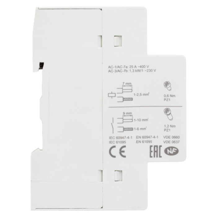 Модульний контактор ISKRA IKD 25A 24В AC/DC 2NO+2NC - 030046033000