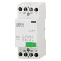 Модульний контактор ISKRA IKD 25A 24В AC/DC 2NO+2NC