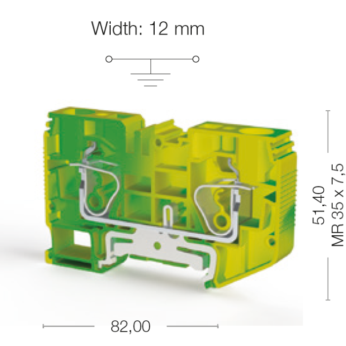 Клема Klemsan SRD Заземлення 16 мм - 0.0.0.3.37250