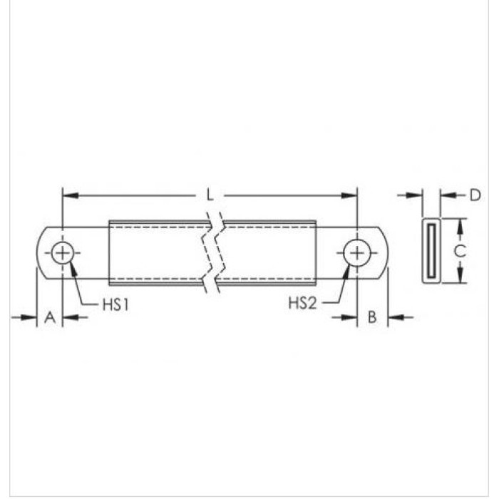 Шина мідна плетена в ізоляції луджена nVent Eriflex IBS 240-630-12 - 534529