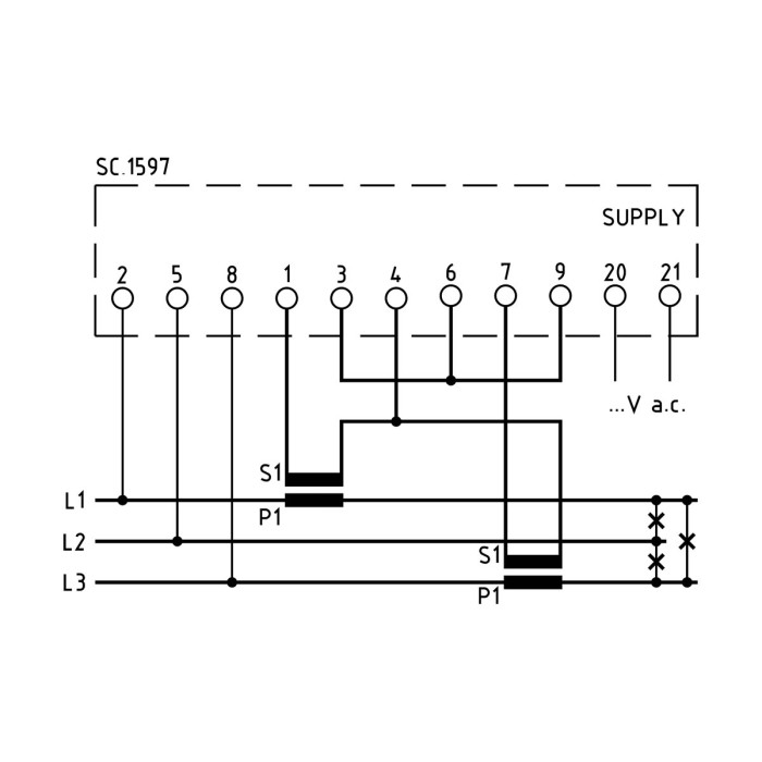 Аналізатор мережі модульний FRER NaNo 1-5 A RS485 100-400 В - Q52P3L005X4C2