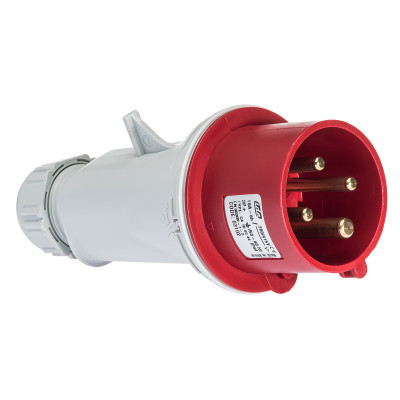 Вилка кабельна IDE MUNDIAL 3P+E 16A 380–415V IP44
