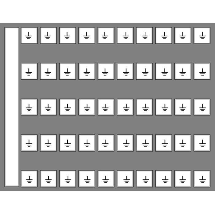 0.0.0.5.05097 Маркувальна пластина - DY 5 (символ заземлення) (1 компл = 50 шт | пак = 10 компл)