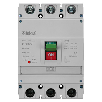 Автоматичний вимикач ISKRA MOD4 3P 630A 65 кА