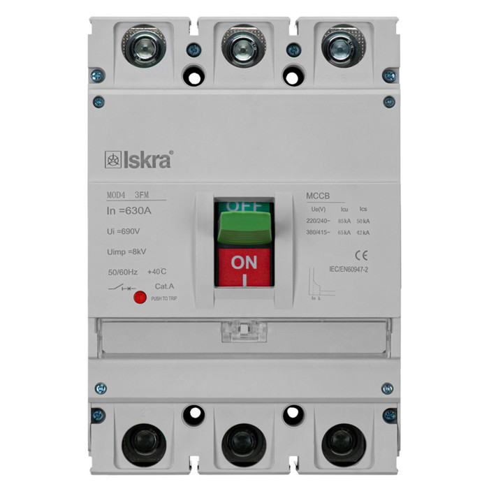 Автоматичний вимикач ISKRA MOD4 3P 630A 65 кА - 786103636000