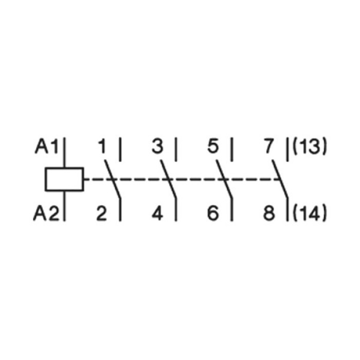 Модульний контактор Benedict R40 40A 24В AC - R40-40 24