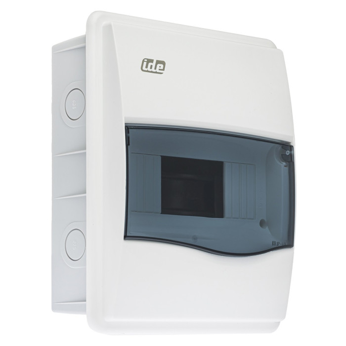 BM8PT/RR Корпус розподільчий внутр. прозоре вікно ORO,1x8 модуля 248x210x97, IP40, з шинами N і PE