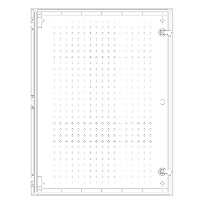 Навісна шафа IDE POL 600x800x300 IP66 - POL806030