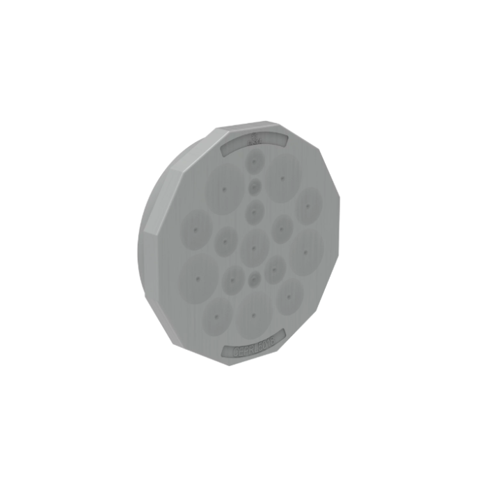 CEPRL5012 Круглий кабельний ввід 12 отворів. IP54, NEMA (1 пак = 10 шт)