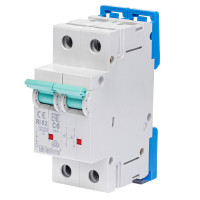 Модульний автоматичний вимикач ISKRA RI62 2P B6A 10кА