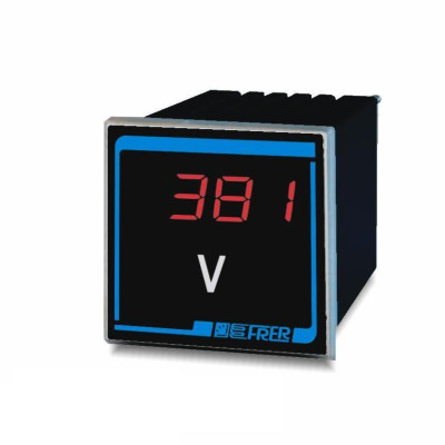 Вольтметр цифровий FRER D48 48 × 48 115–230 AC В ±600 В (постійного струму)