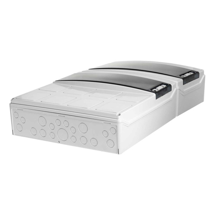 CSN36PT/RR Настінний корпус для сил. розеток STAR 2х18 MOD 728x418x147мм, IP65 з шинами N+PE