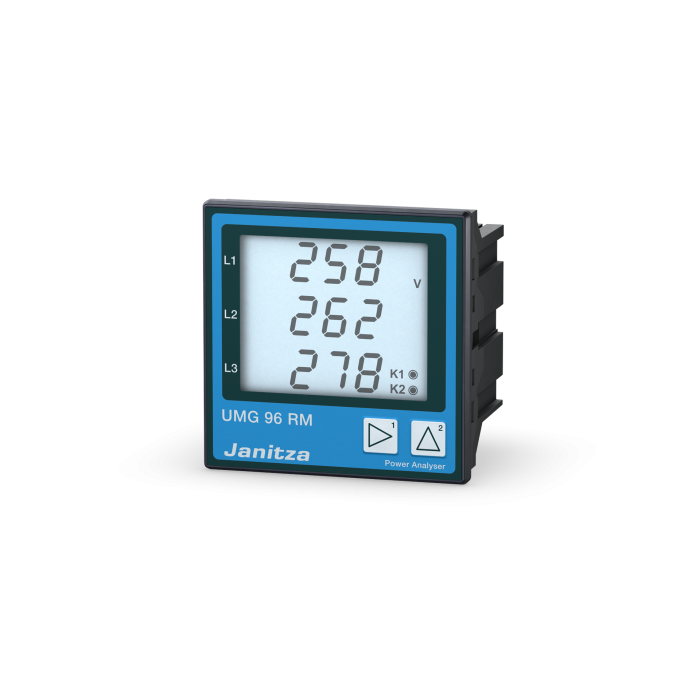 UMG 96RM-M(52.22.039) Аналізатор мережі, 2 вих., M-bus