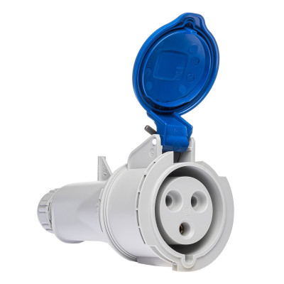 Розетка кабельна IDE MUNDIAL 2P+E 32 А 200–250 В IP44