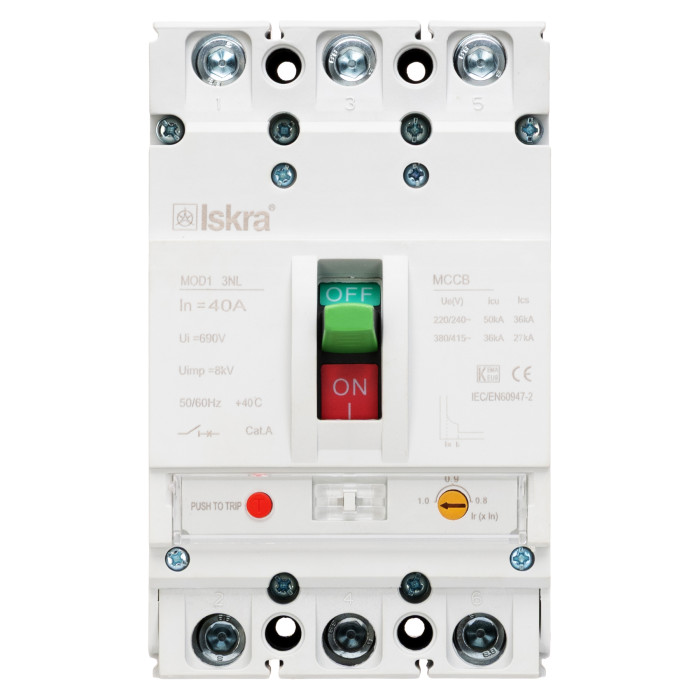 786103493000 MOD1 3NL 40A OLD Автоматичний вимикач з регульованим розчеплювачем 40А, 36кА